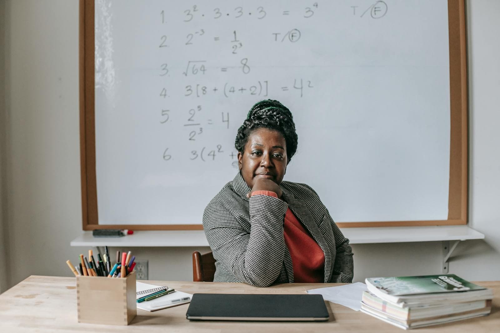 Educator in a classroom